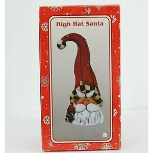 Trippie's Inc High Hat Santa Item # XMG 7152 Holiday Decoration Original Package